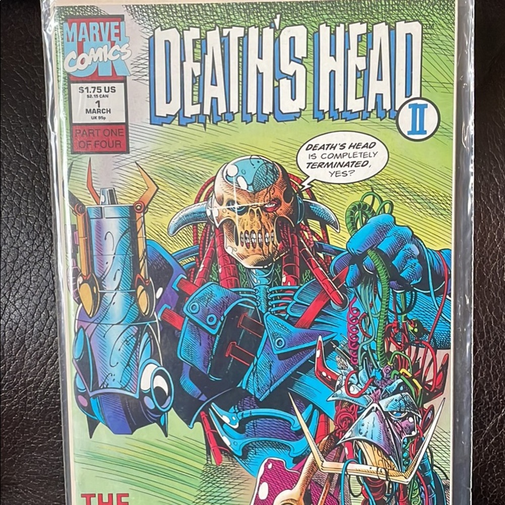 Death’s Head Two Part One Of Four Marvel Comic Book